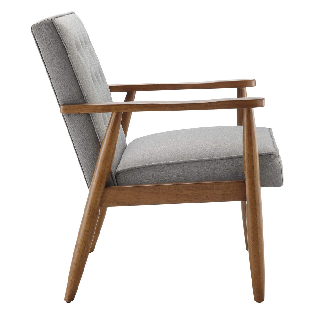 Tufted Fabric Accent Chair - From Where - 