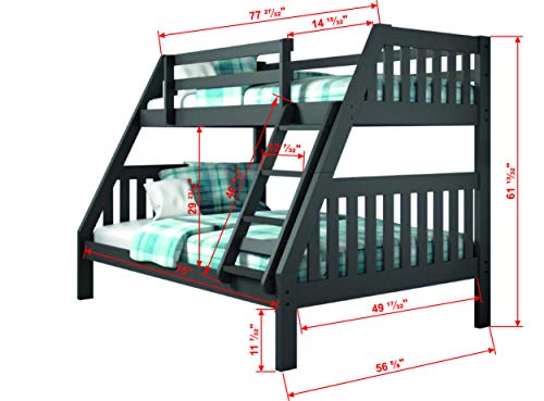Twin Over Full Bunkbed with Trundle - From Where - 