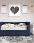 Twin Upholstered Daybed with Trundle - From Where - 