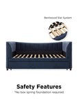 Twin Upholstered Daybed with Trundle - From Where - 