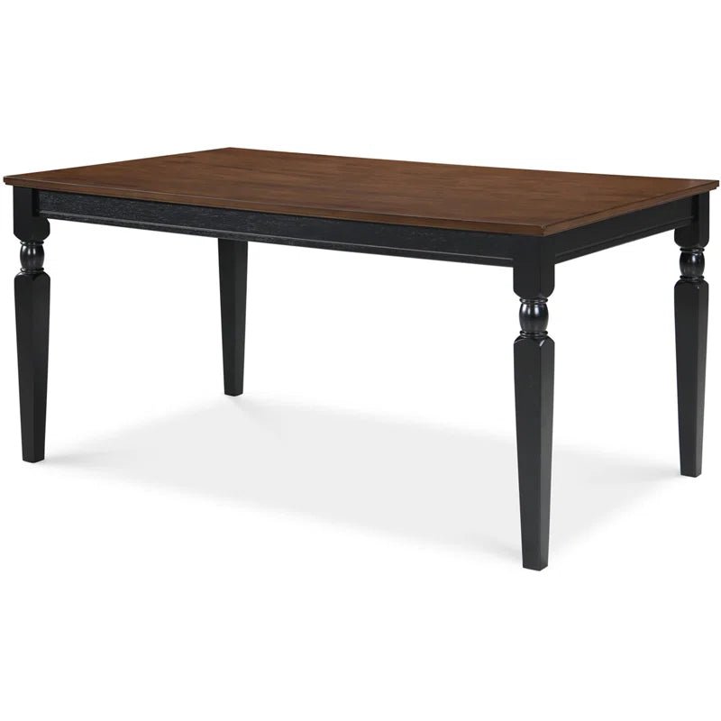 Two - Toned Farmhouse Dining Table - From Where - 