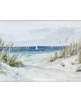 Ty Pennington Framed Coastal Canvas - From Where - 