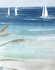 Ty Pennington Framed Coastal Canvas - From Where - 