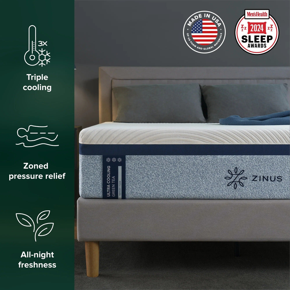 Ultra Cooling Green Tea Hybrid Mattress - From Where Finds -