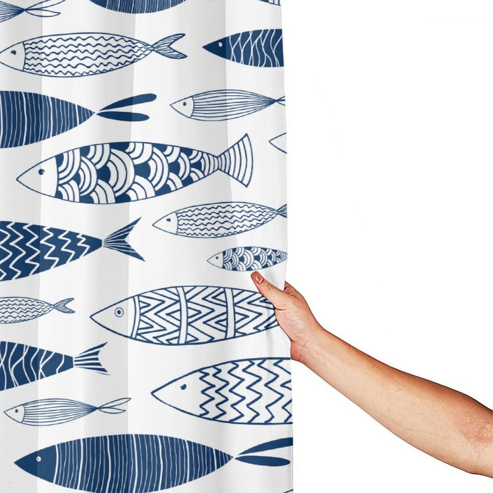 Underwater Marine Life Shower Curtain - From Where - 