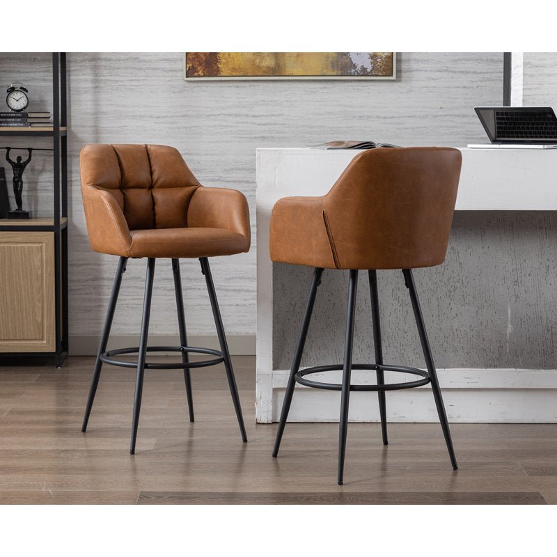 Upholstered 30'' Bar Stool Set of 2 - From Where - 