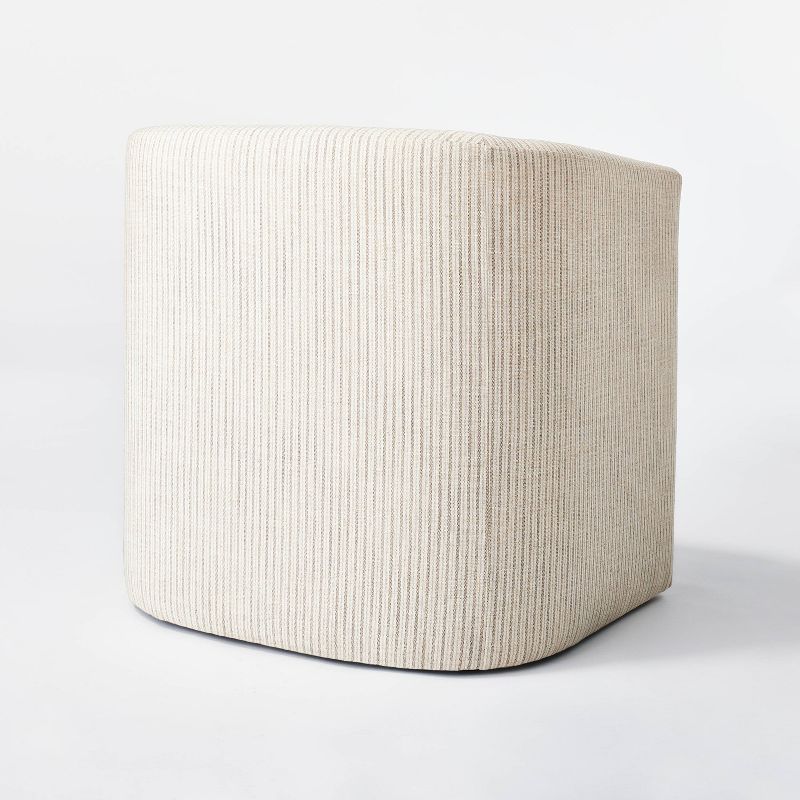 Upholstered Barrel Accent Chair - From Where - 