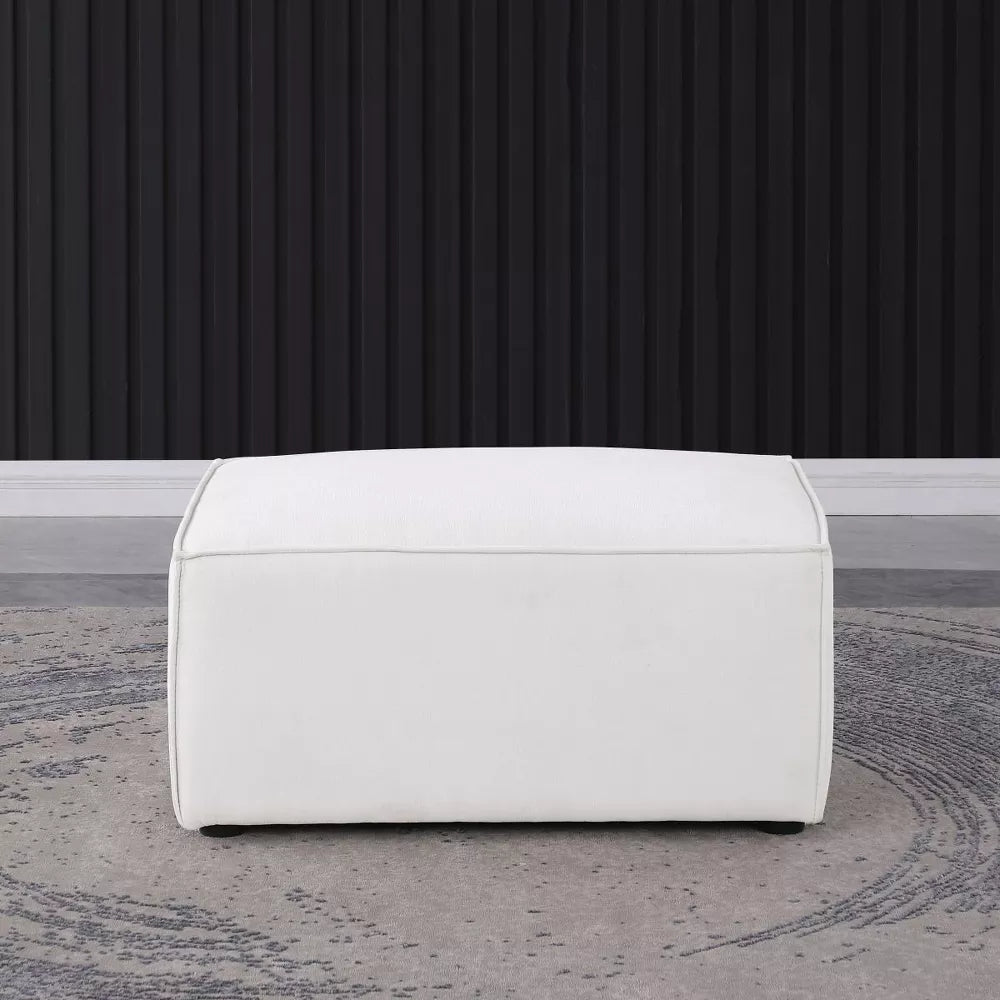 Upholstered Chenille Bench - From Where - 