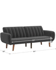 Upholstered Convertible Sofa Bed - From Where - 