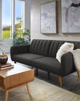 Upholstered Convertible Sofa Bed - From Where - 