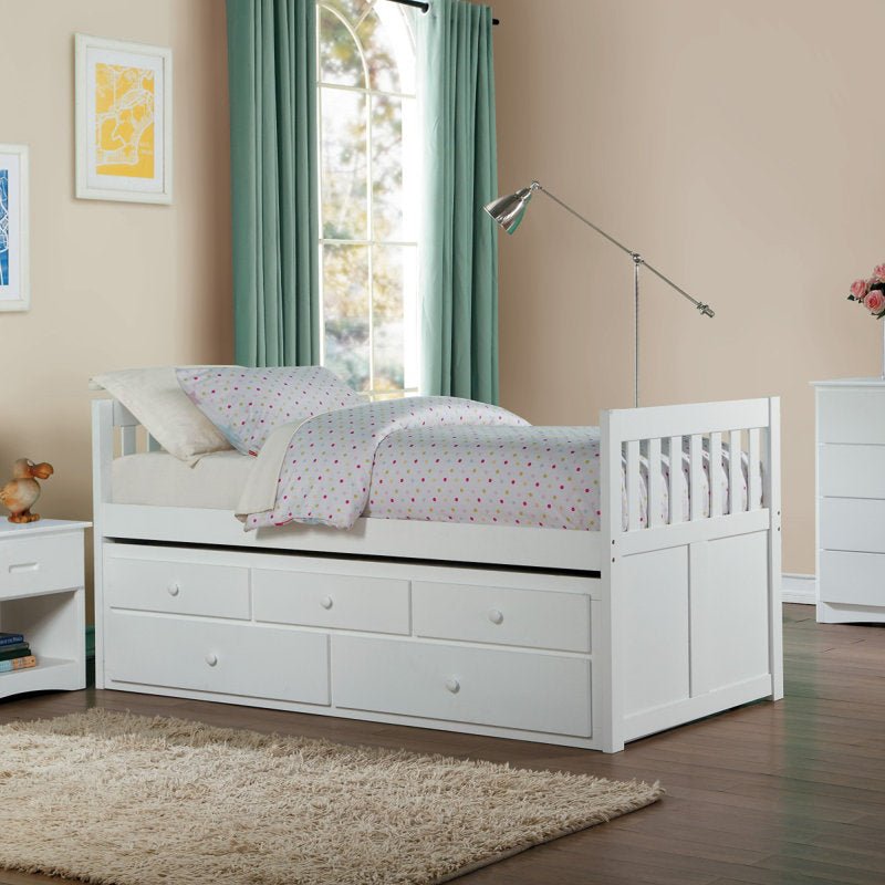 Upholstered Daybed with Trundle - From Where - 