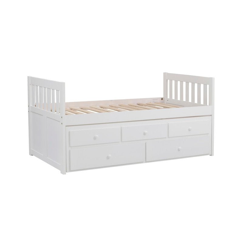 Upholstered Daybed with Trundle - From Where - 