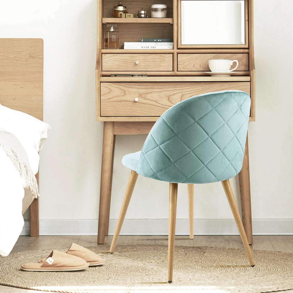 Upholstered Velvet Dining Chairs (Set of 4) - From Where - 