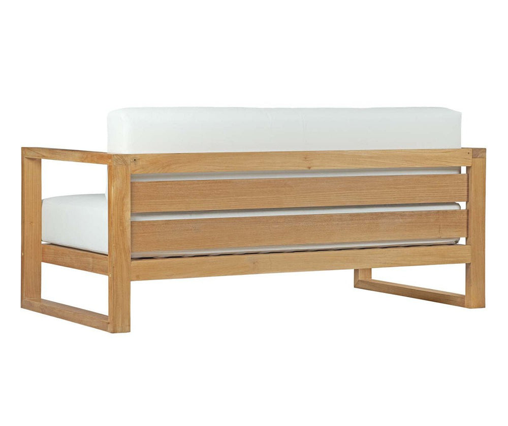 Upland Outdoor Patio Teak Sofa - From Where - 