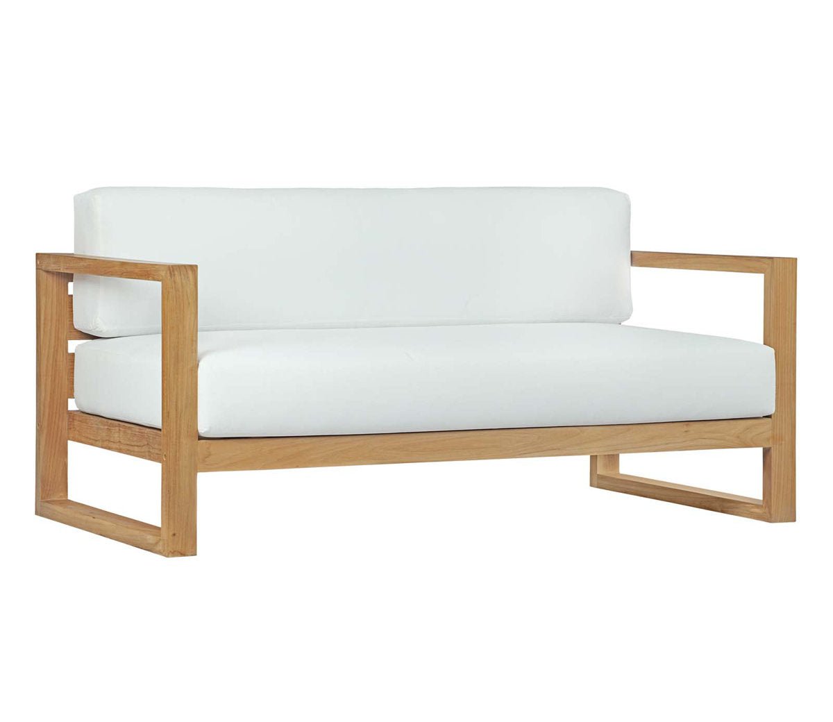 Upland Outdoor Patio Teak Sofa - From Where - 