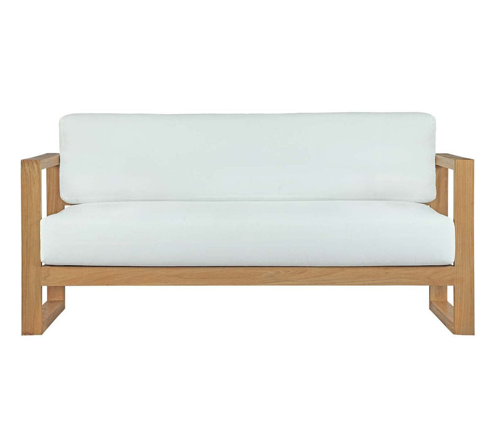 Upland Outdoor Patio Teak Sofa - From Where - 