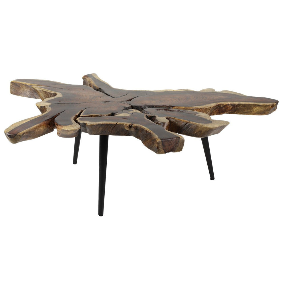 Upton Live Edge Wood Coffee Table - From Where - 