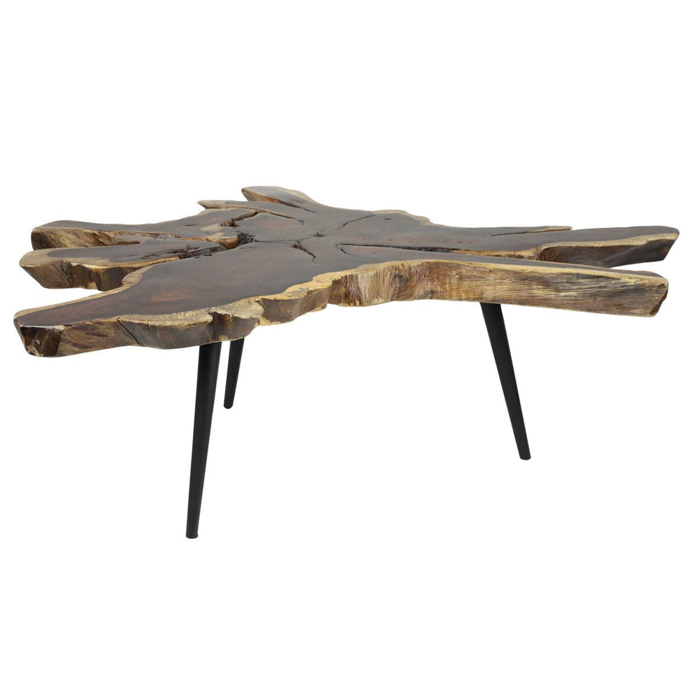 Upton Live Edge Wood Coffee Table - From Where - 