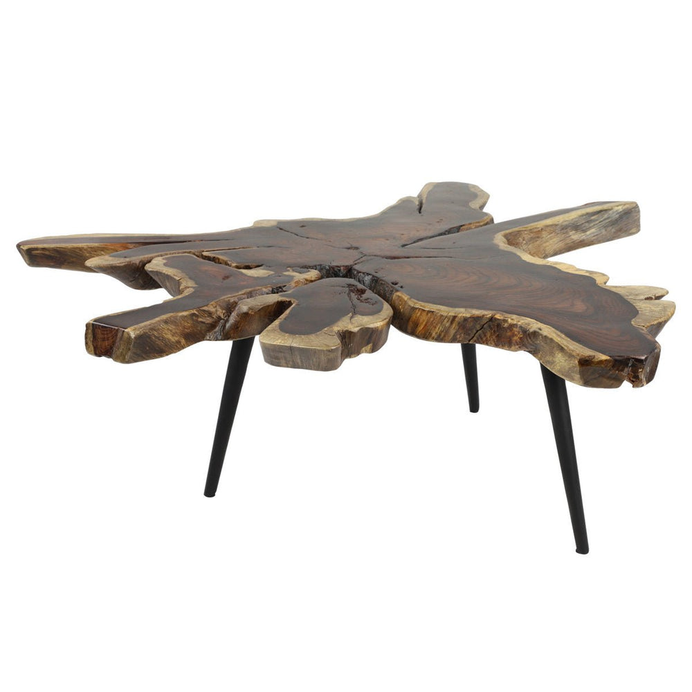 Upton Live Edge Wood Coffee Table - From Where - 
