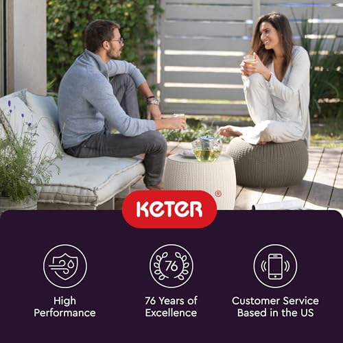 Urban Knit Pouf Ottoman (Set of 2) - From Where - 