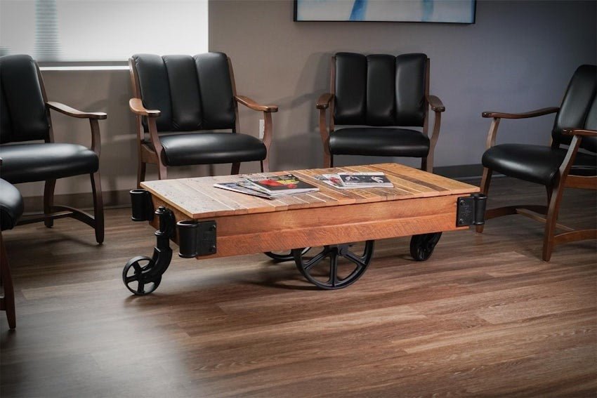 Urban Railroad Cart Coffee Table - From Where - 