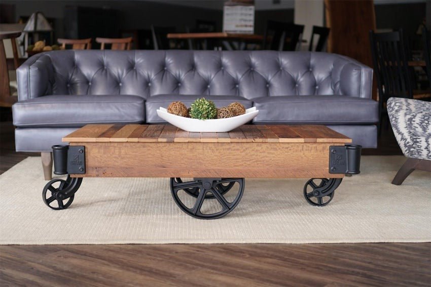 Urban Railroad Cart Coffee Table - From Where - 