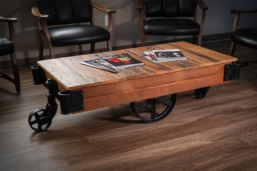 Urban Railroad Cart Coffee Table - From Where - 