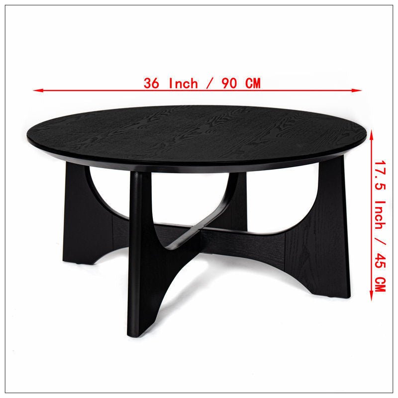 Urian Cross Legs Coffee Table - From Where - 