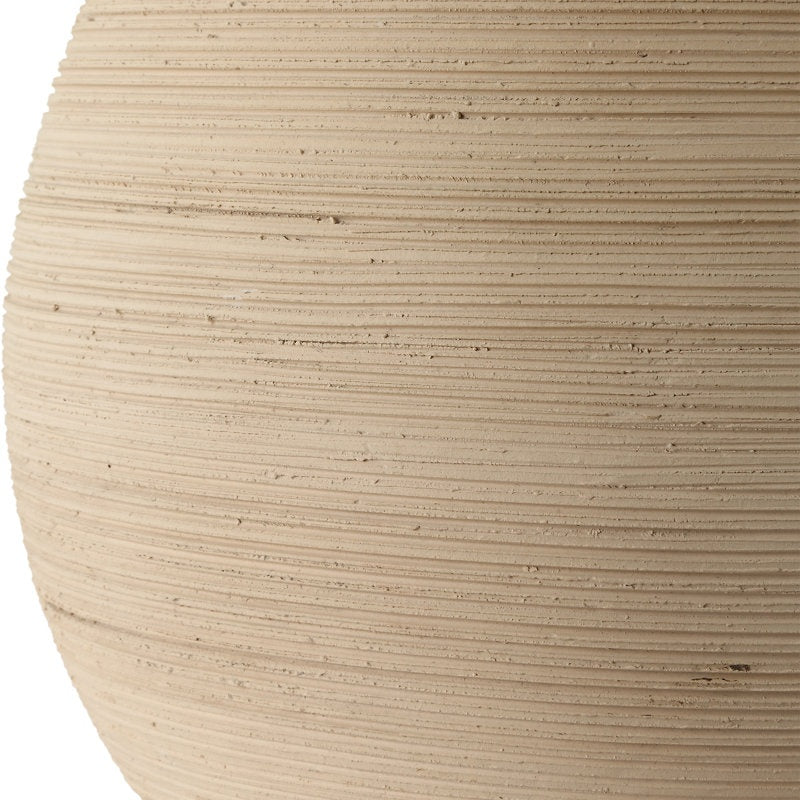 Urska Fired Clay Table Lamp - From Where - 