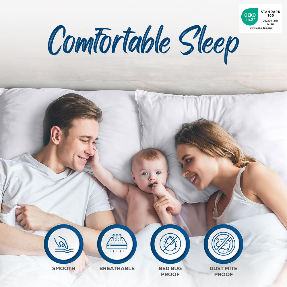 Utopia Bedding Pillow Protectors (Set of 4) - From Where - 