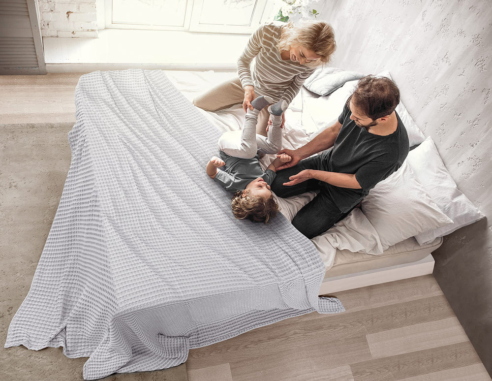 Utopia Bedding Waffle Blanket - From Where - 