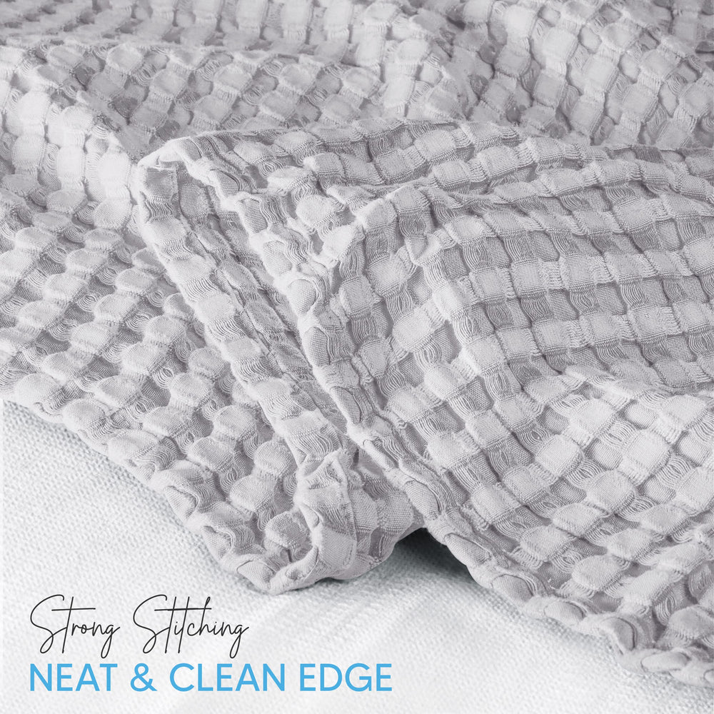 Utopia Bedding Waffle Blanket - From Where - 