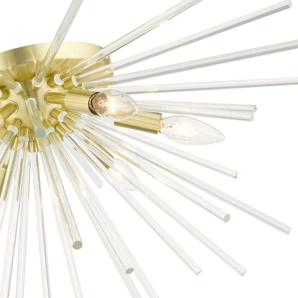 Utopia Satin Brass Ceiling Mount - From Where - 