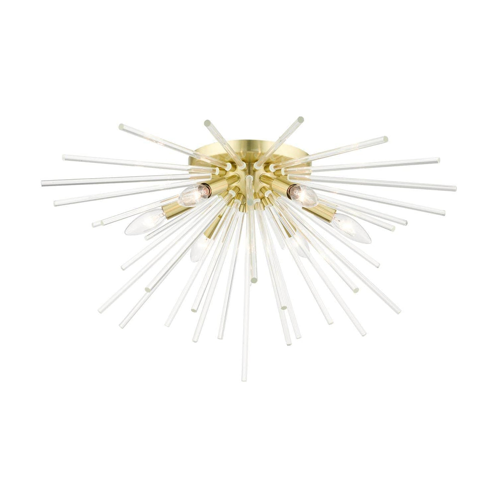 Utopia Satin Brass Ceiling Mount - From Where - 