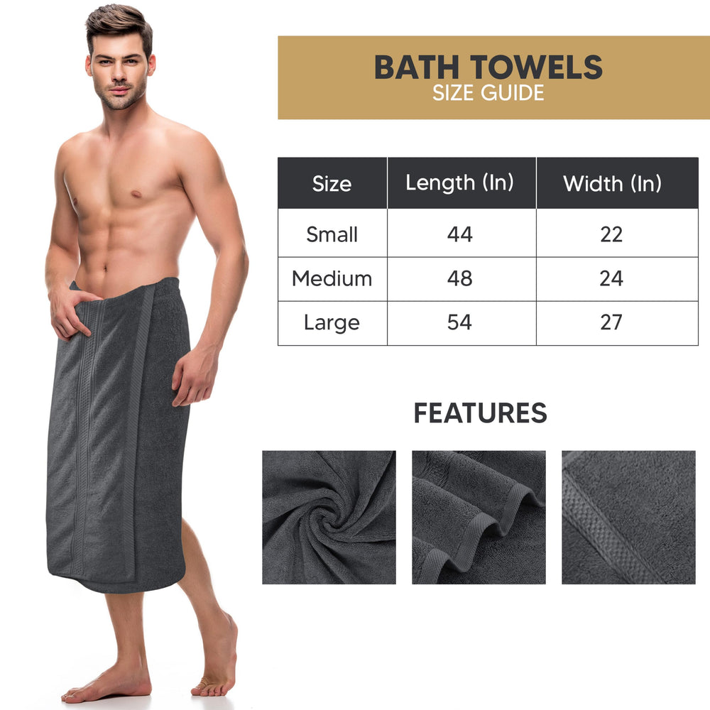 Utopia Towels 4 Pack Premium Bath Towels Set, 27 by 54 Inches, 100% Ring Spun Cotton 600GSM, Lightweight and Highly Absorbent Quick Drying Towels, Perfect for Daily Use, Grey - From Where - 