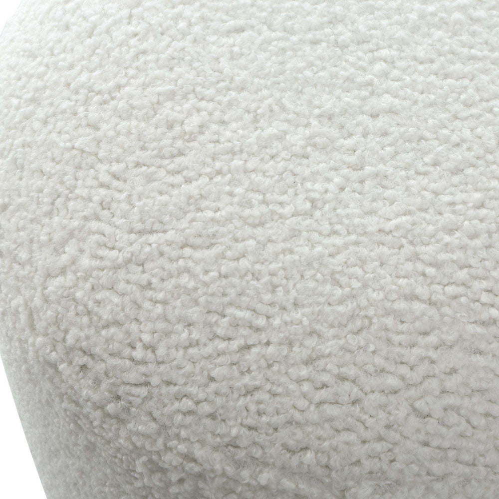 Uttermost Avila White Ottoman - From Where Finds - 