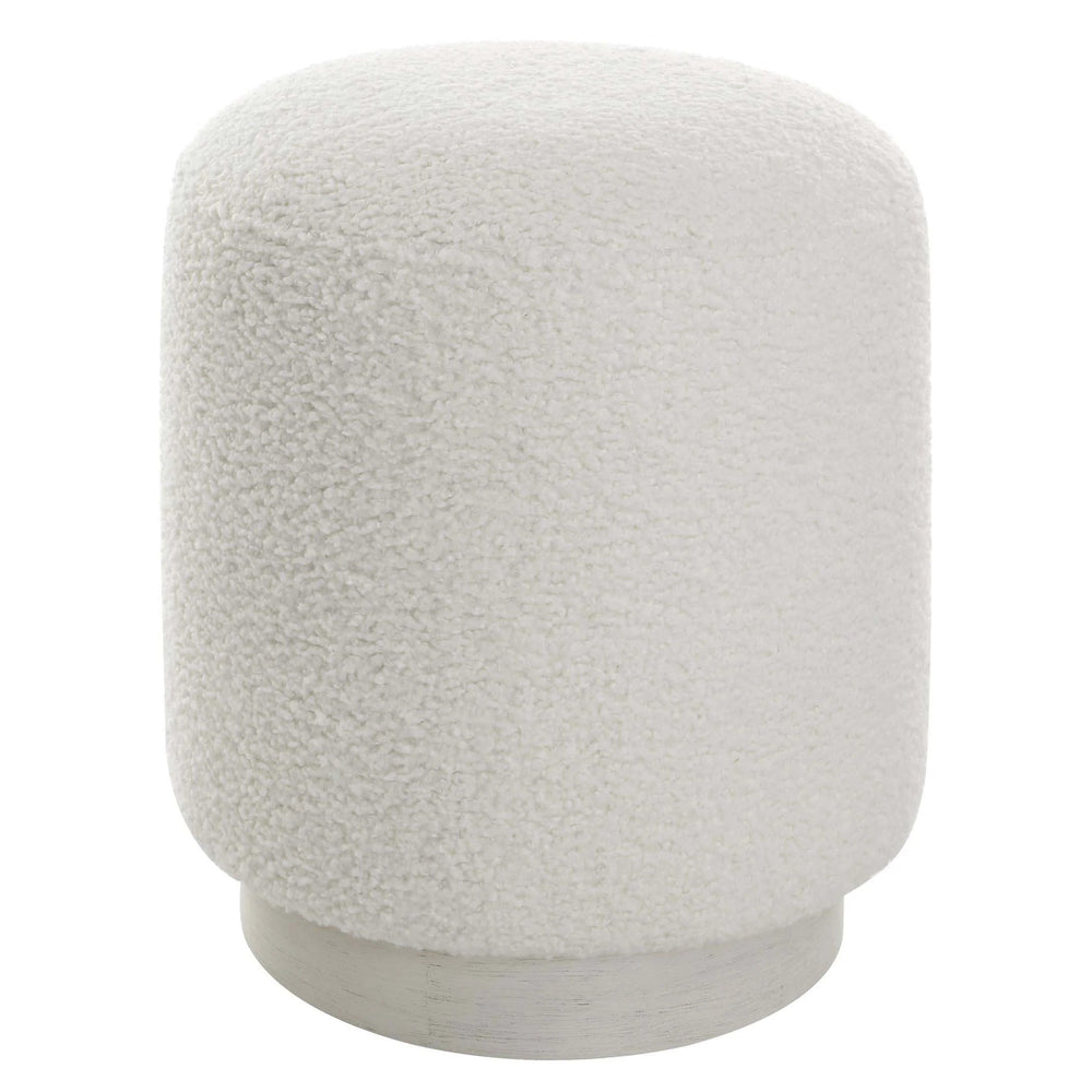 Uttermost Avila White Ottoman - From Where Finds - 