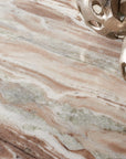 Valentia Tall Round Marble Accent Table - From Where Finds - 