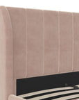 Valentina Upholstered Platform Bed - From Where - 