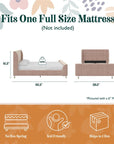 Valentina Upholstered Platform Bed - From Where - 