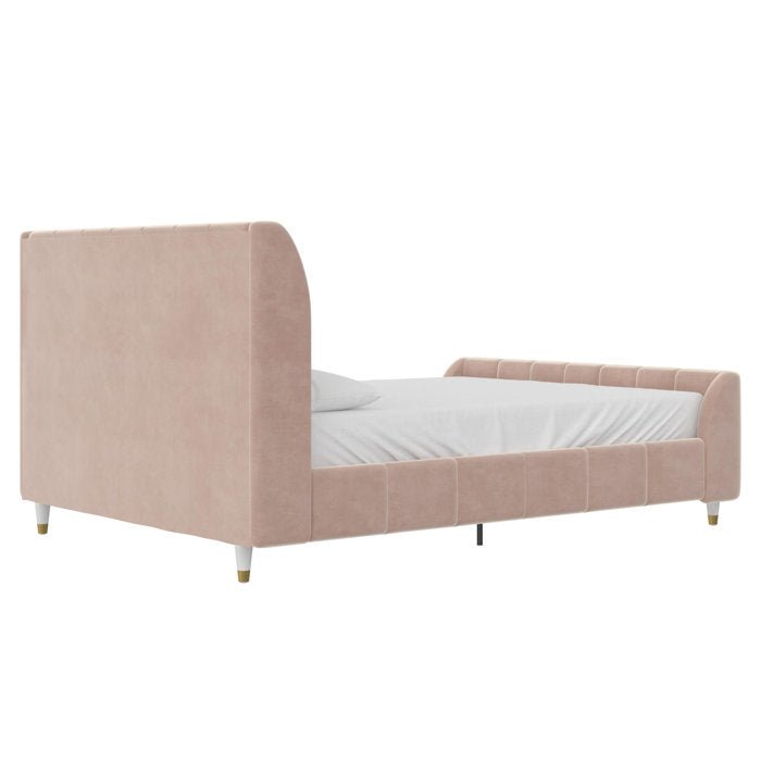 Valentina Upholstered Platform Bed - From Where - 