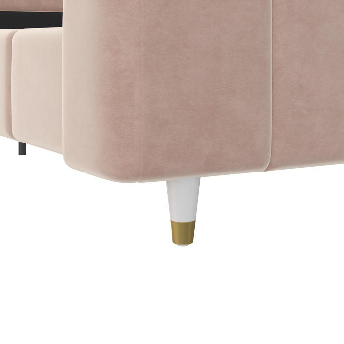 Valentina Upholstered Platform Bed - From Where - 