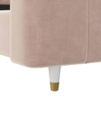 Valentina Upholstered Platform Bed - From Where - 