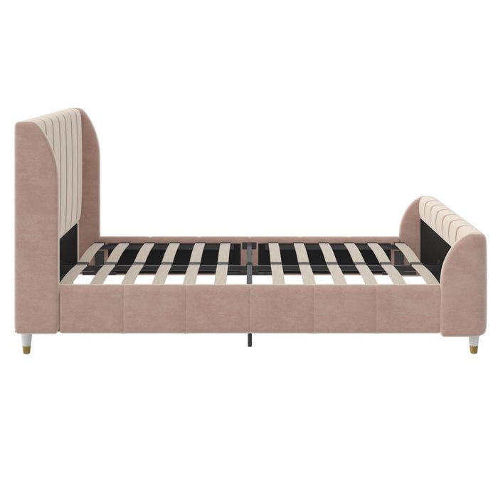 Valentina Upholstered Platform Bed - From Where - 