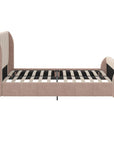 Valentina Upholstered Platform Bed - From Where - 