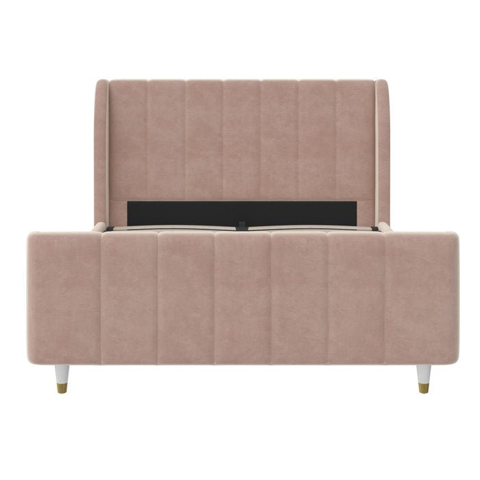 Valentina Upholstered Platform Bed - From Where - 