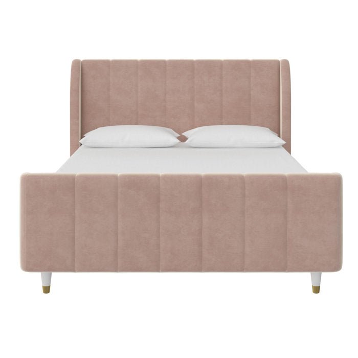 Valentina Upholstered Platform Bed - From Where - 
