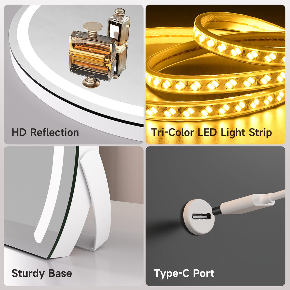 Vanity Mirror with Lights - From Where - 