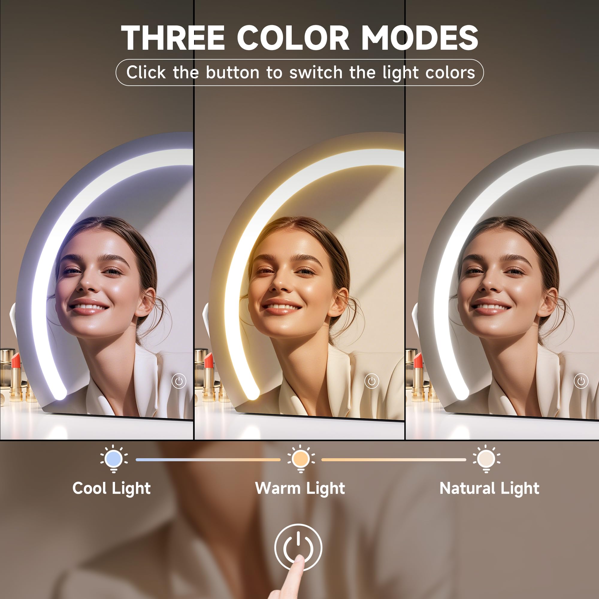 Vanity Mirror with Lights - From Where - 