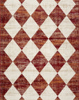 Vanni Checkered Fringed Rug - From Where Finds -